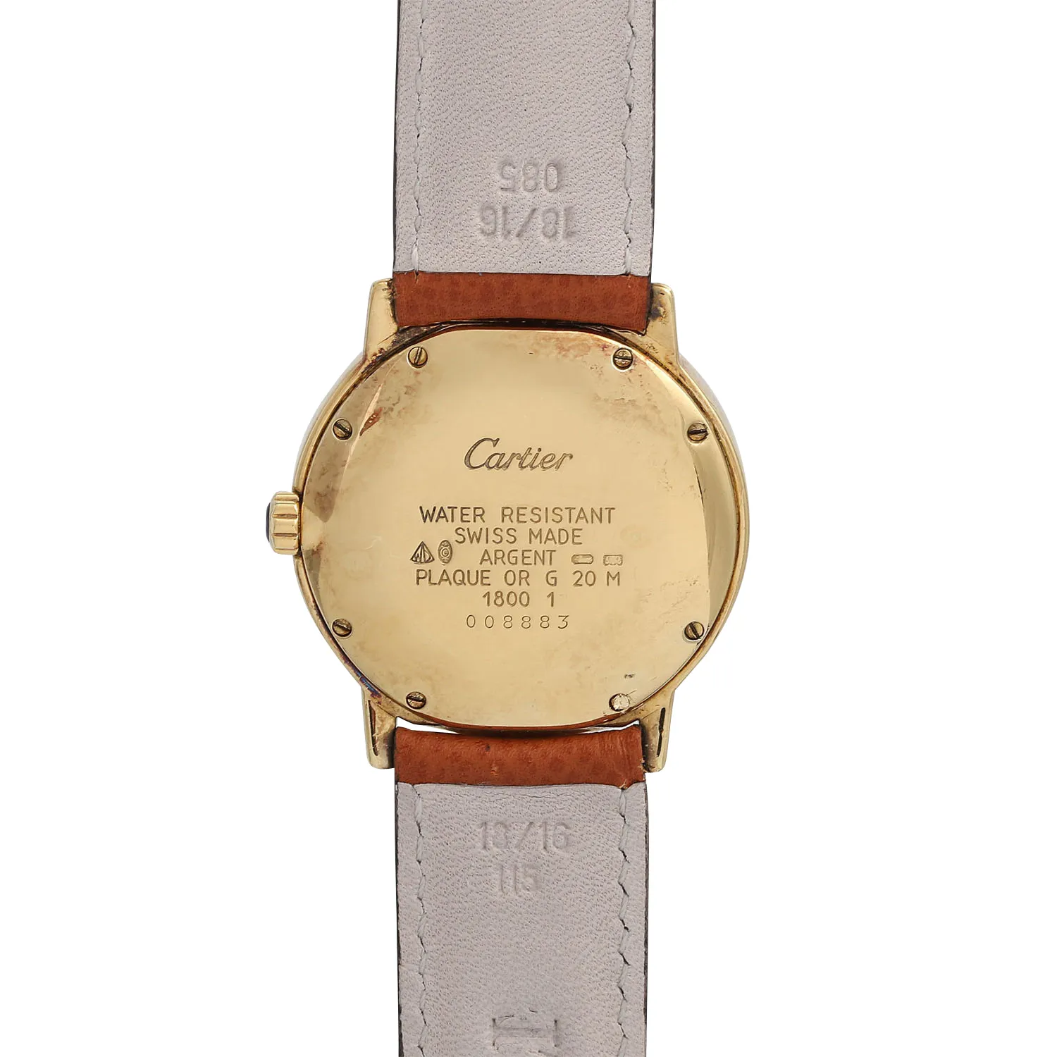 Cartier Must 21 1800 1 32mm Brass Enamel 1