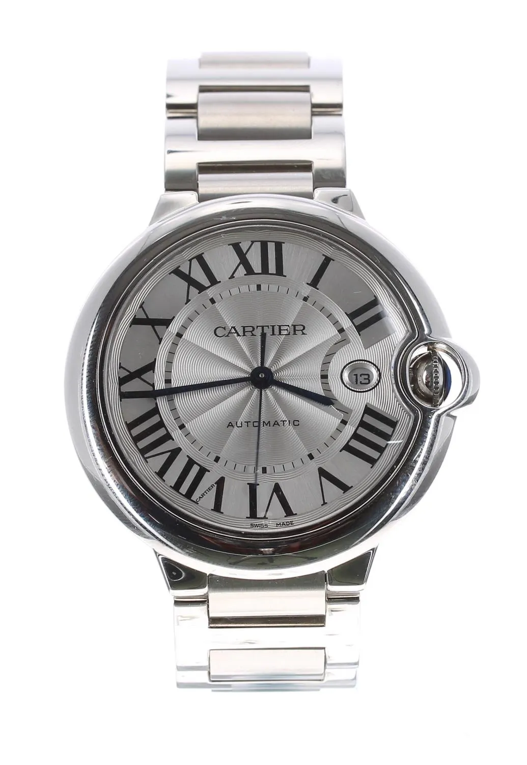 Cartier Ballon Bleu 3001 45mm Stainless steel Silver