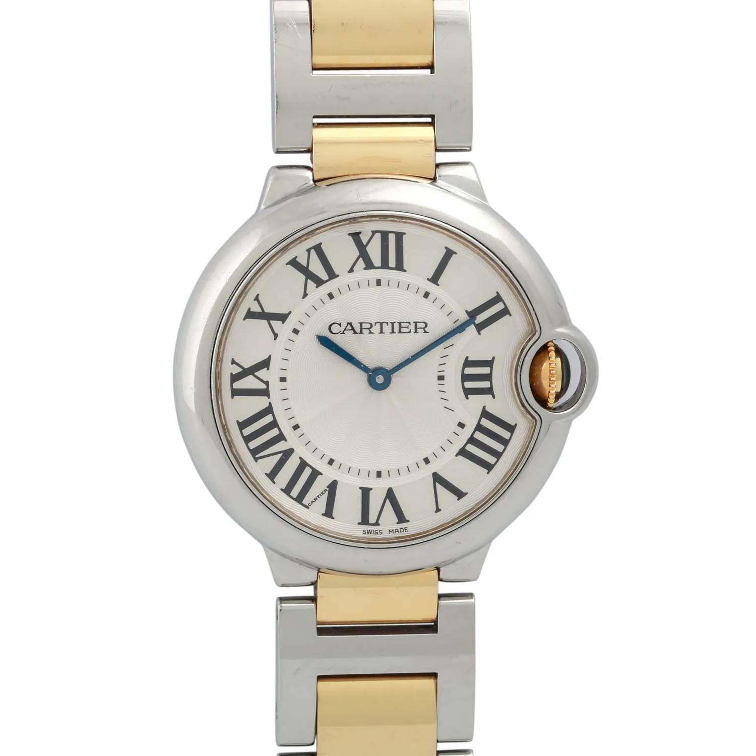 Cartier Ballon Bleu 3005 35mm Stainless steel White