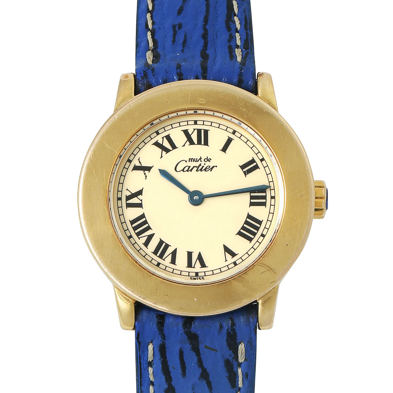 Cartier Must de Cartier 1801 27mm Yellow gold Beige