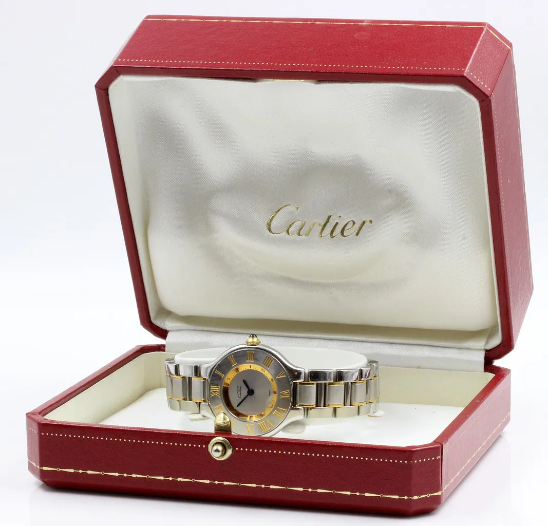 Cartier Must de Cartier nullmm Yellow gold and stainless steel Silver 2