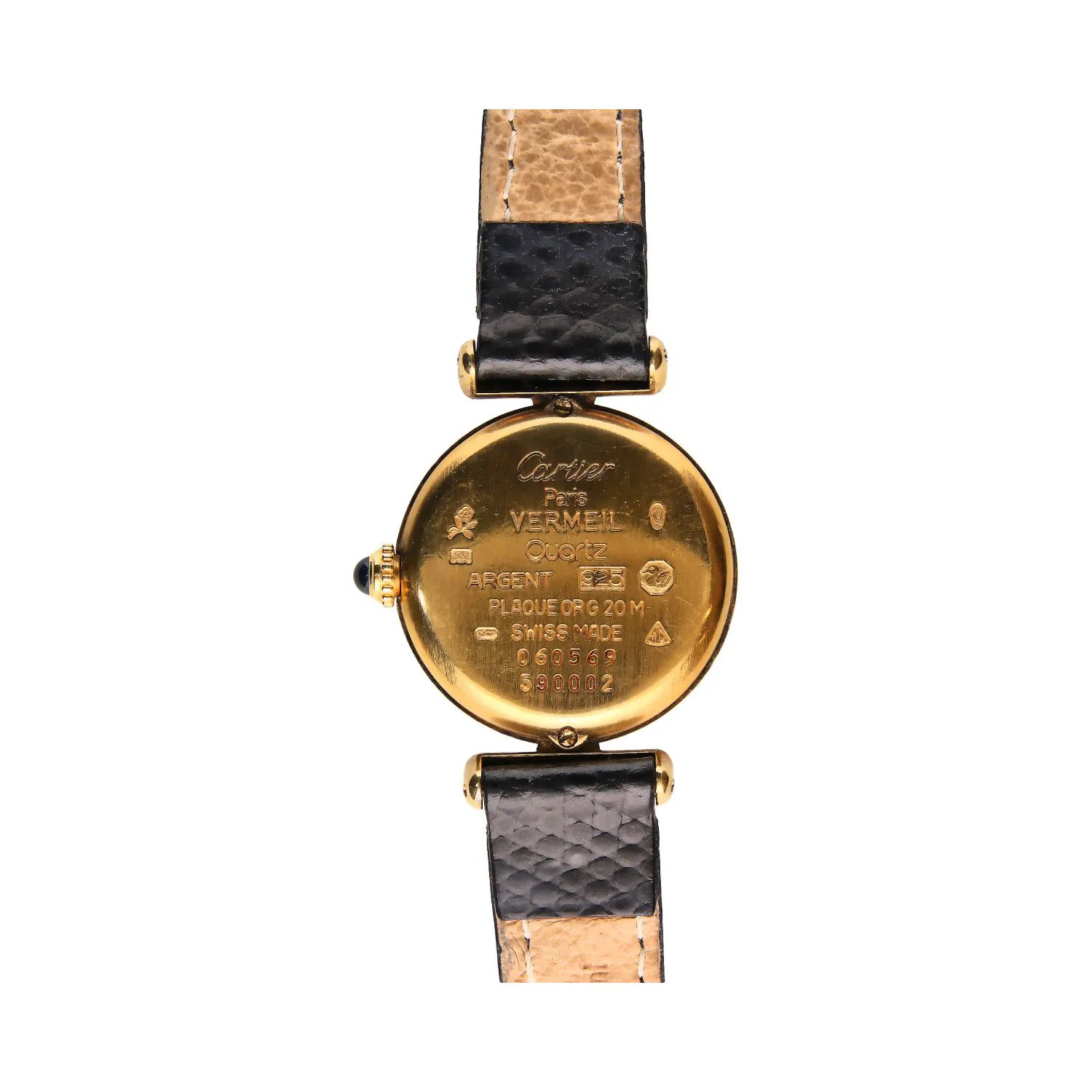 Cartier Must de Cartier 26mm Yellow gold Black 3