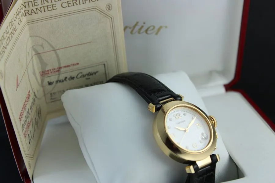 Cartier Pasha 1035 36mm Yellow gold Mother-of-pearl 4