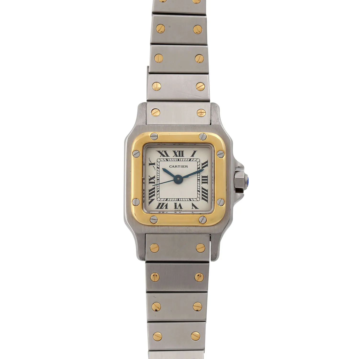 Cartier Santos 1170902 nullmm Yellow gold and stainless steel Cream