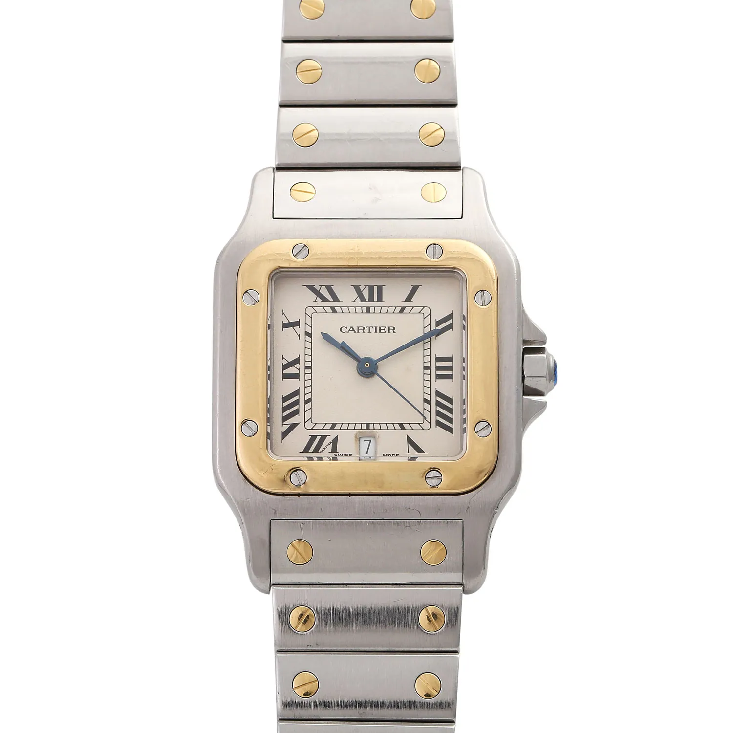 Cartier Santos 187901 29mm Stainless steel White