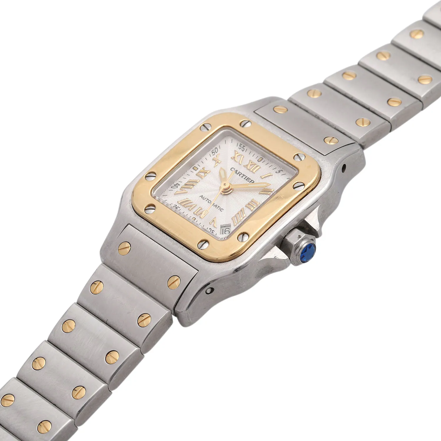 Cartier Santos 2423 Yellow gold and Stainless steel Silver 3