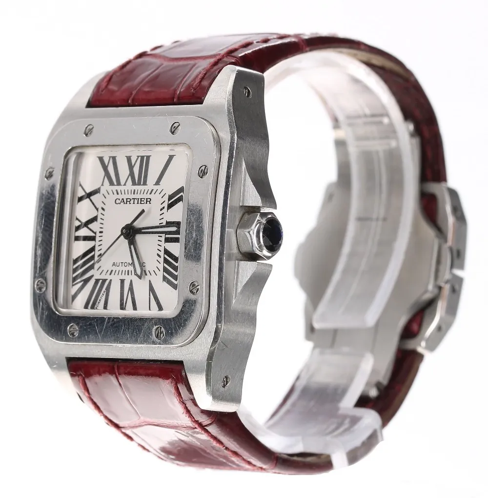 Cartier Santos 100 2878 Stainless steel Silver 1