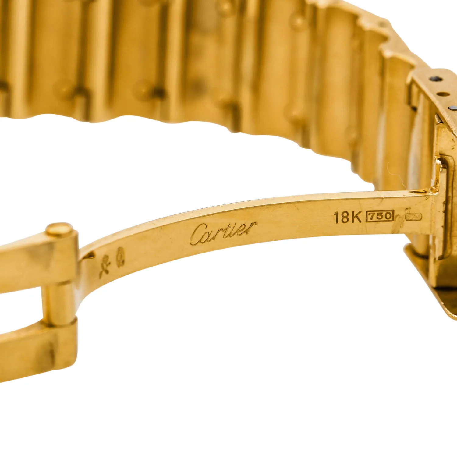 Cartier Santos 2965 30mm Yellow gold White 4