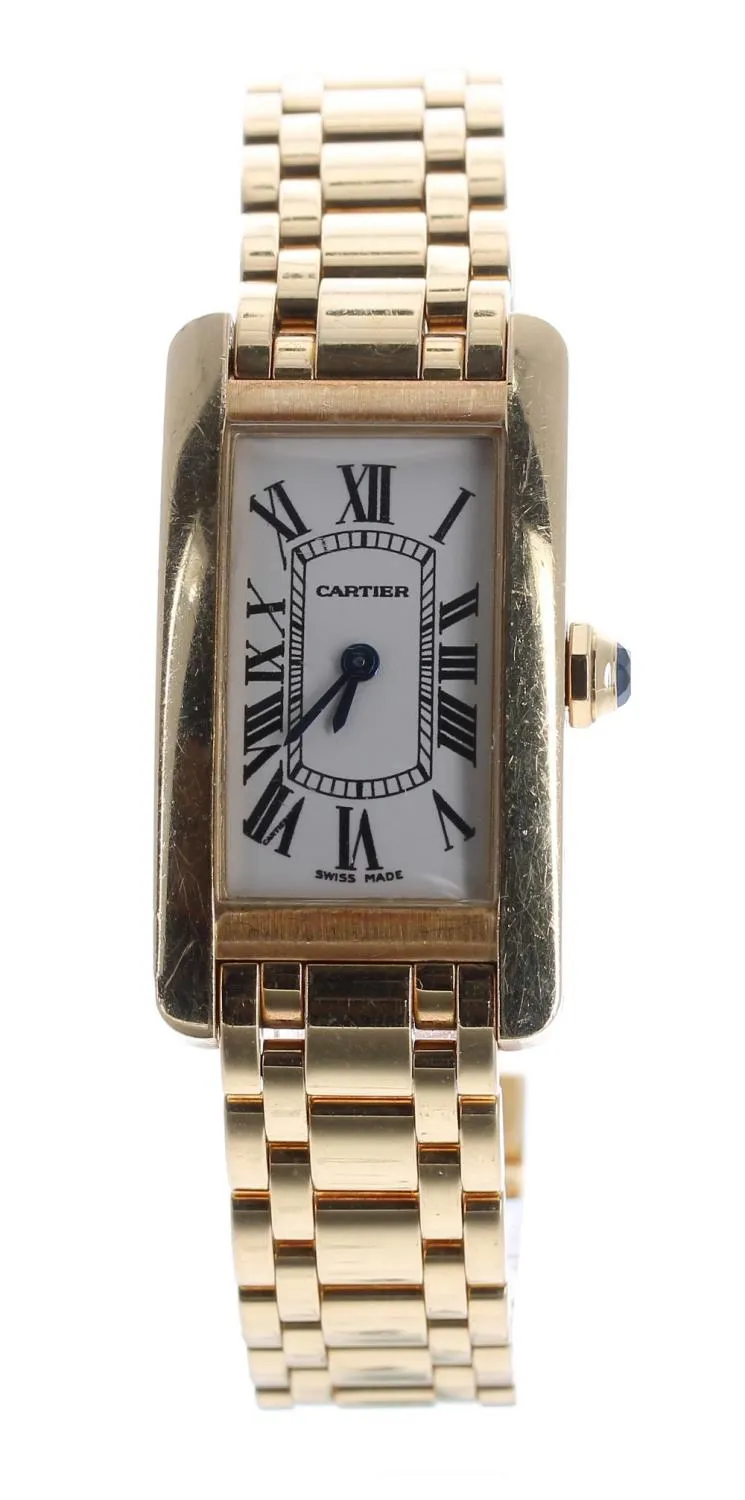 Cartier Tank 1710 nullmm Yellow gold White