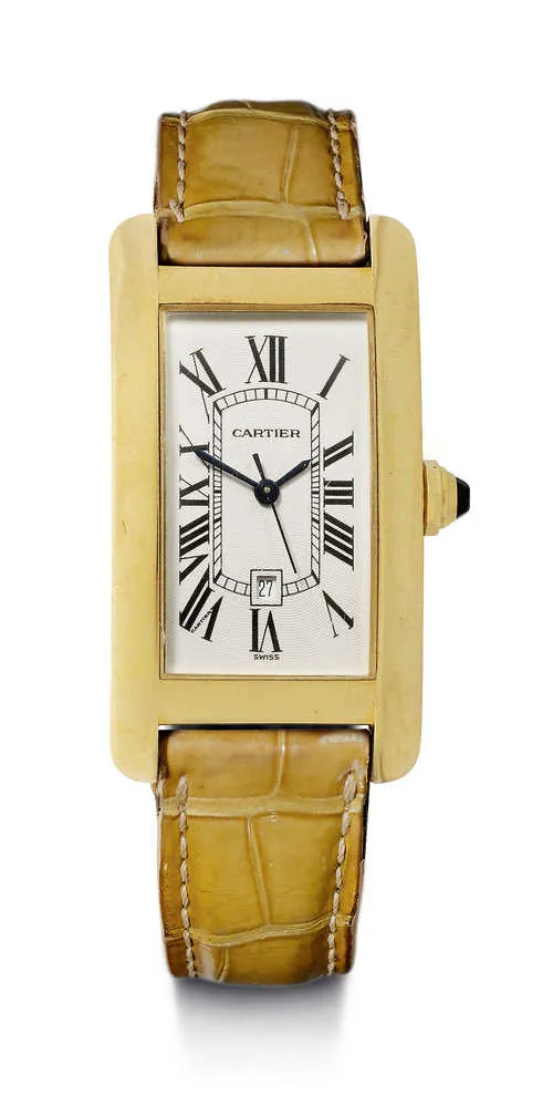 Cartier American Tank 1725 41mm Yellow gold