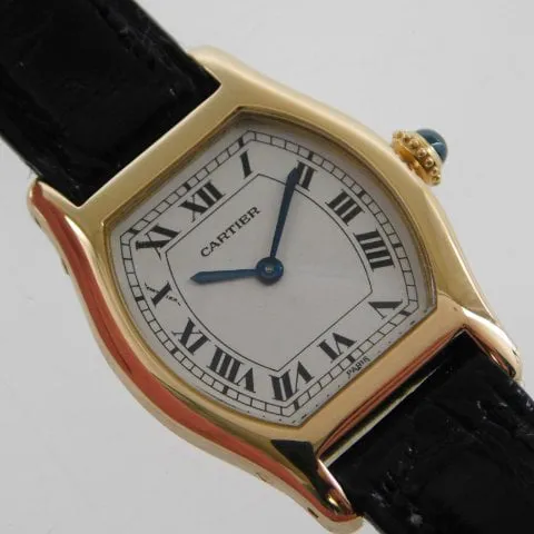 Cartier Tortue 9606 20mm Yellow gold Silver