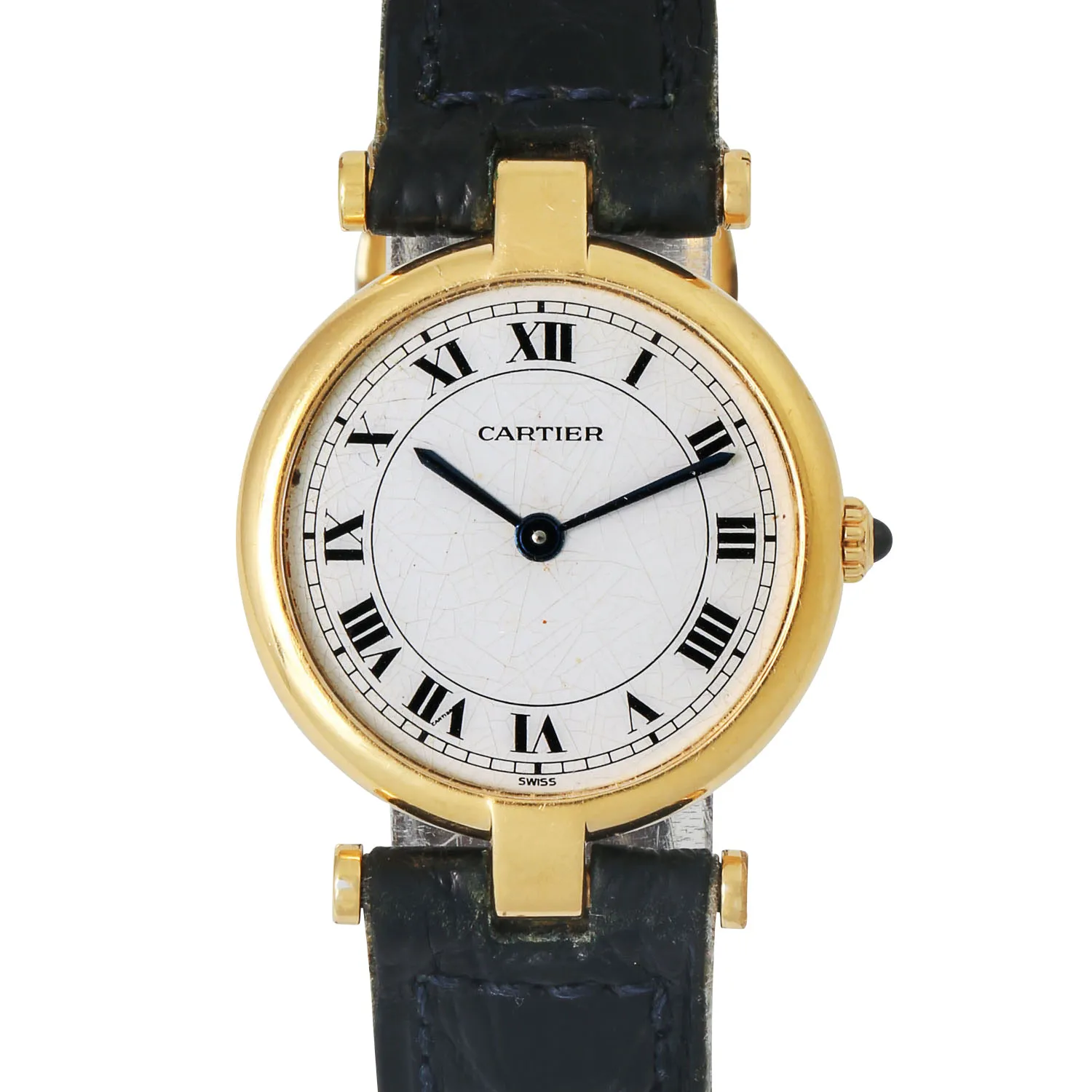 Cartier Vendôme 8100 24mm Yellow gold White