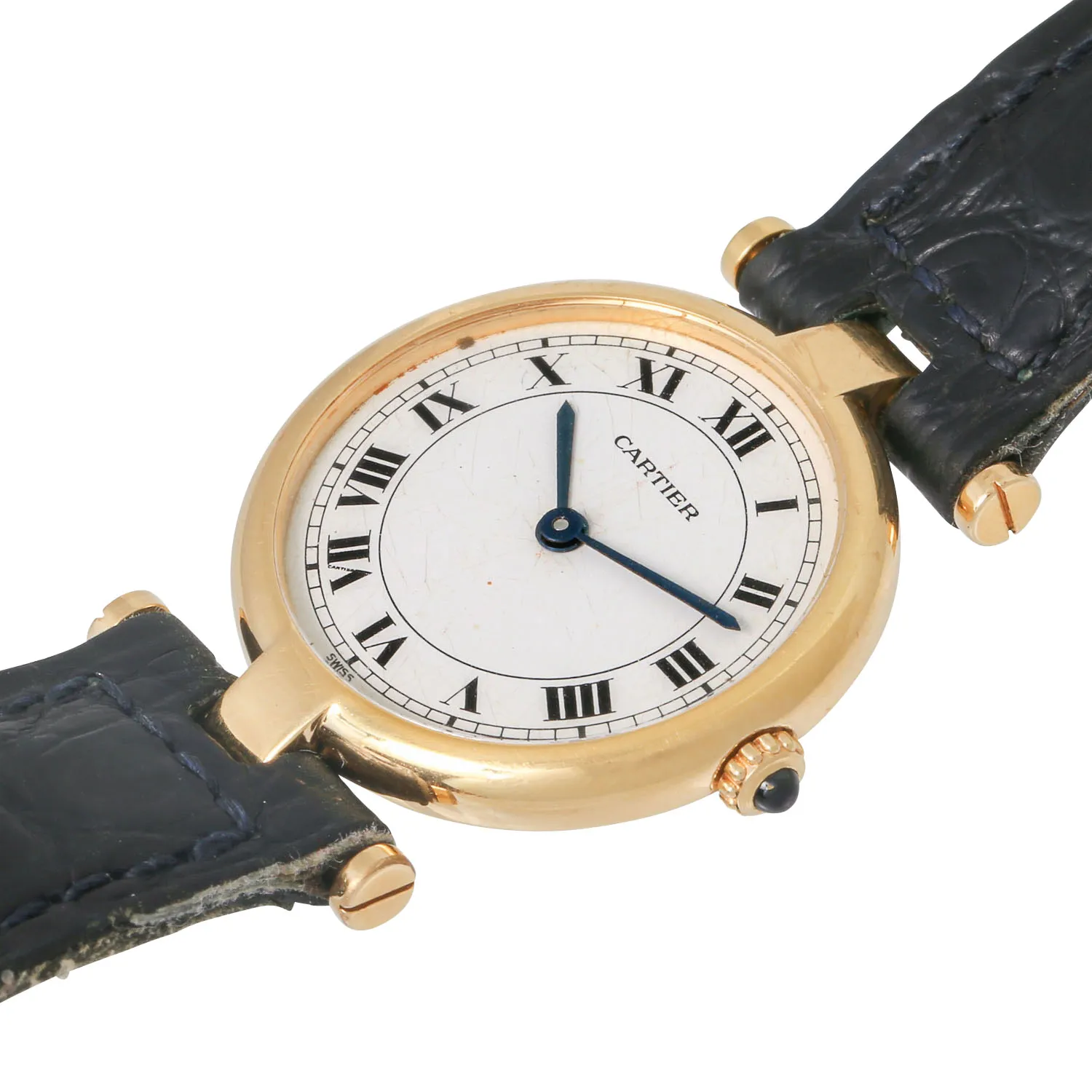 Cartier Vendôme 8100 24mm Yellow gold White 4