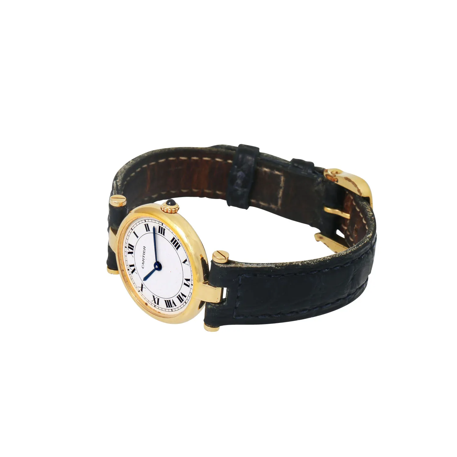 Cartier Vendôme 8100 24mm Yellow gold White 6