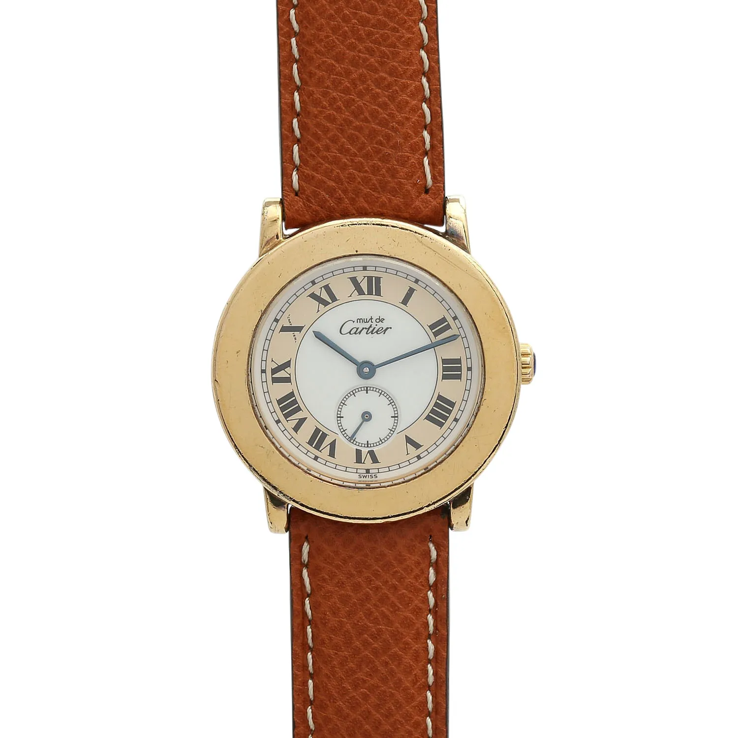 Cartier Ronde Solo de Cartier 1810 1 32mm Yellow gold Cream