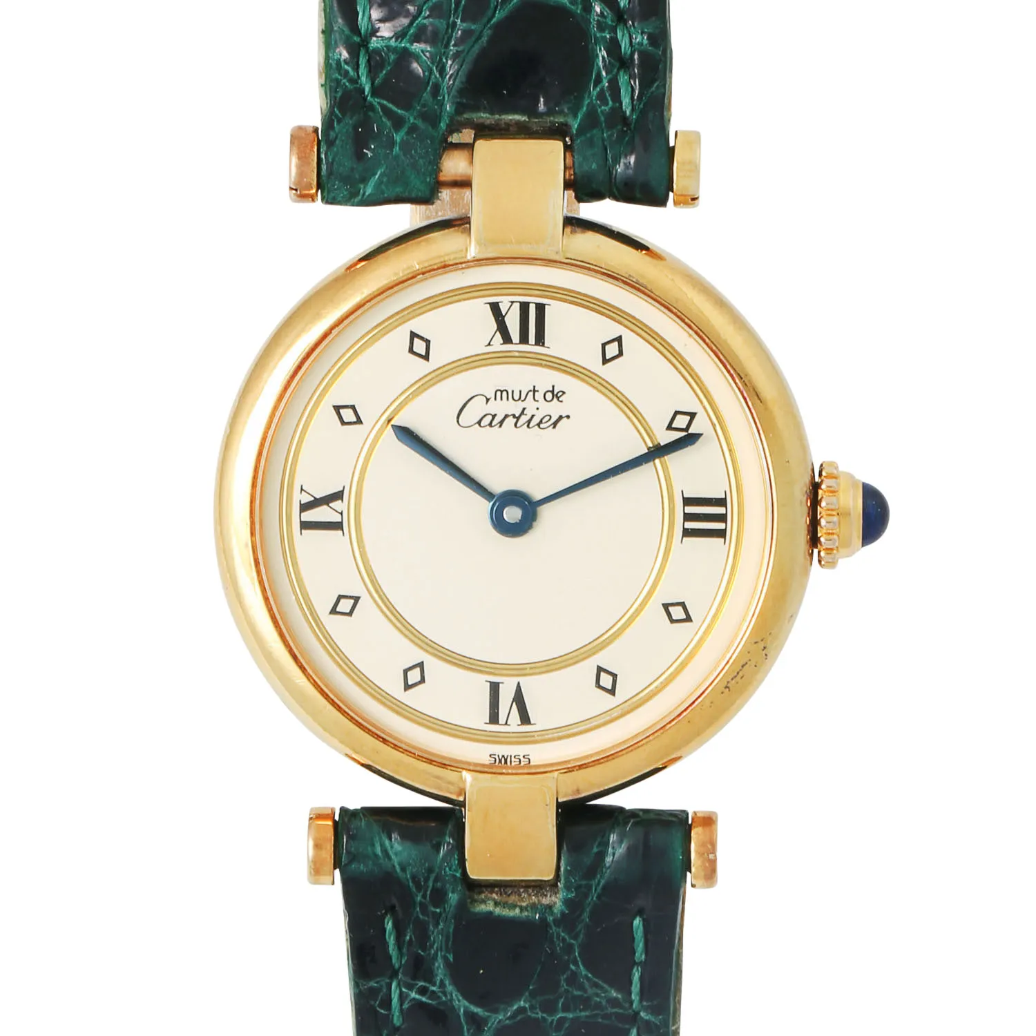 Cartier Vermeil 590004 24mm Yellow gold Champagne