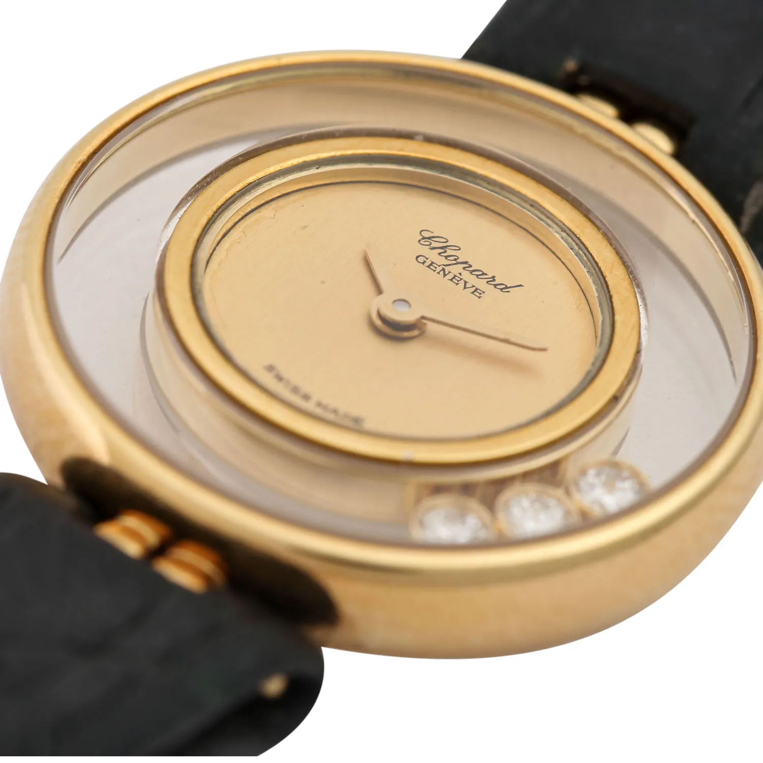 Chopard Happy Diamonds 20/4801 21mm Yellow gold Champagne 4