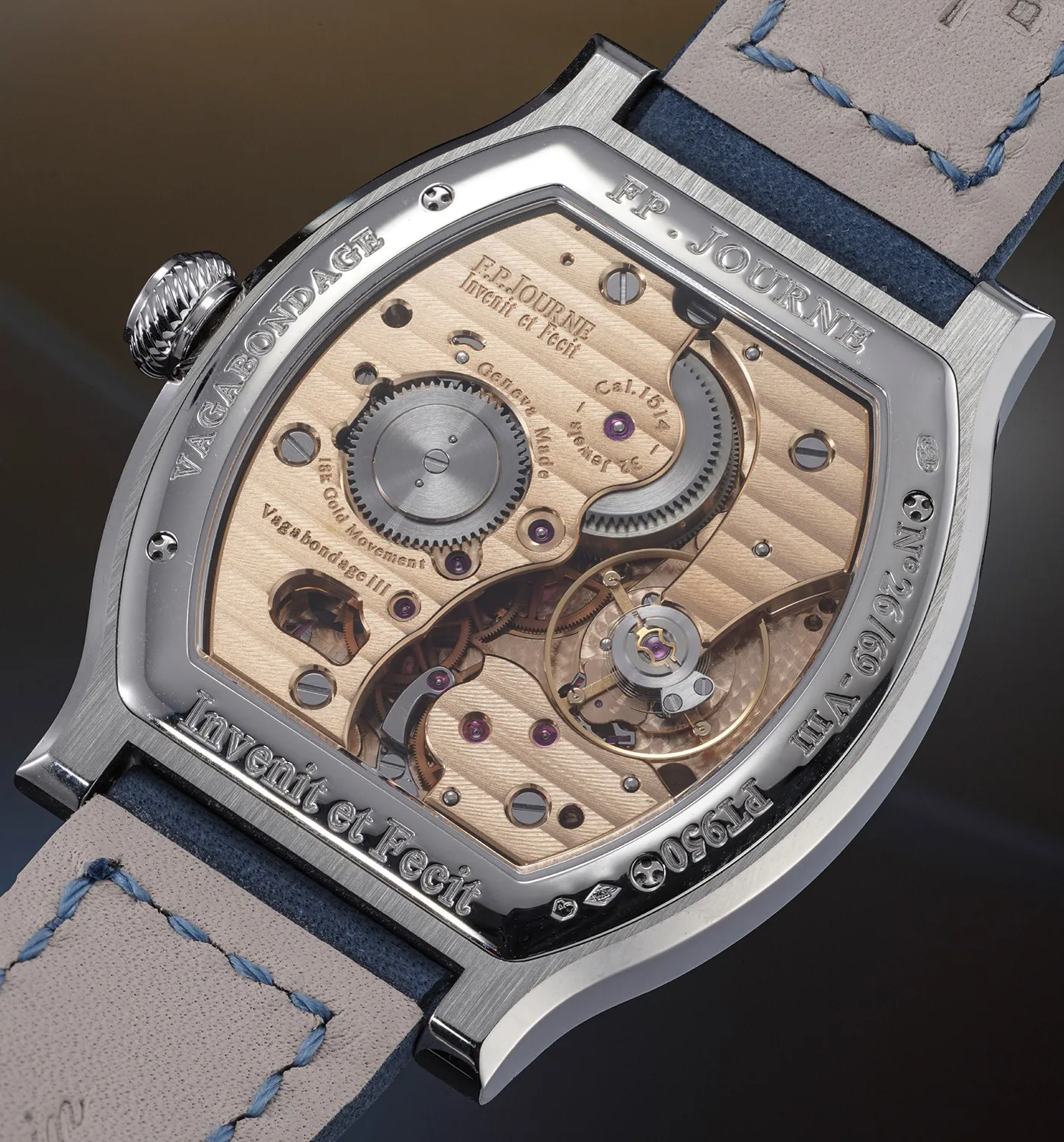 F.P. Journe Vagabondage III 37.5mm Platinum Semi-skeletonized 2