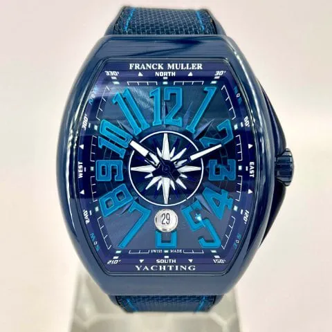 Franck Muller Vanguard V 45 SC DT 45mm Ceramic Blue