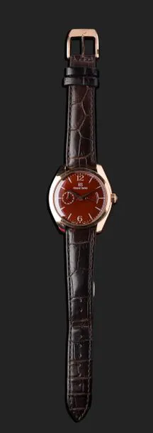 Grand Seiko Gilt-metal and Enamel Red