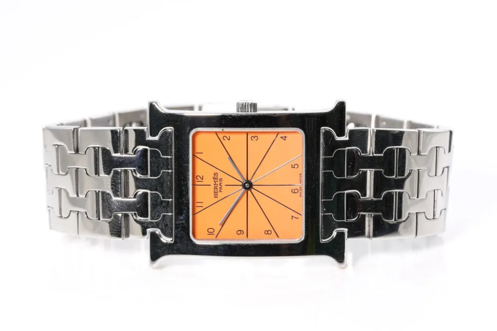 Hermès Heure H HH1.510 26mm Stainless steel Orange