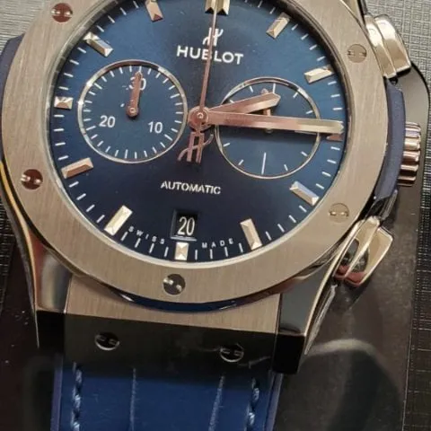 Hublot Classic Fusion 521.NX.7170.LR 45mm Titanium Blue