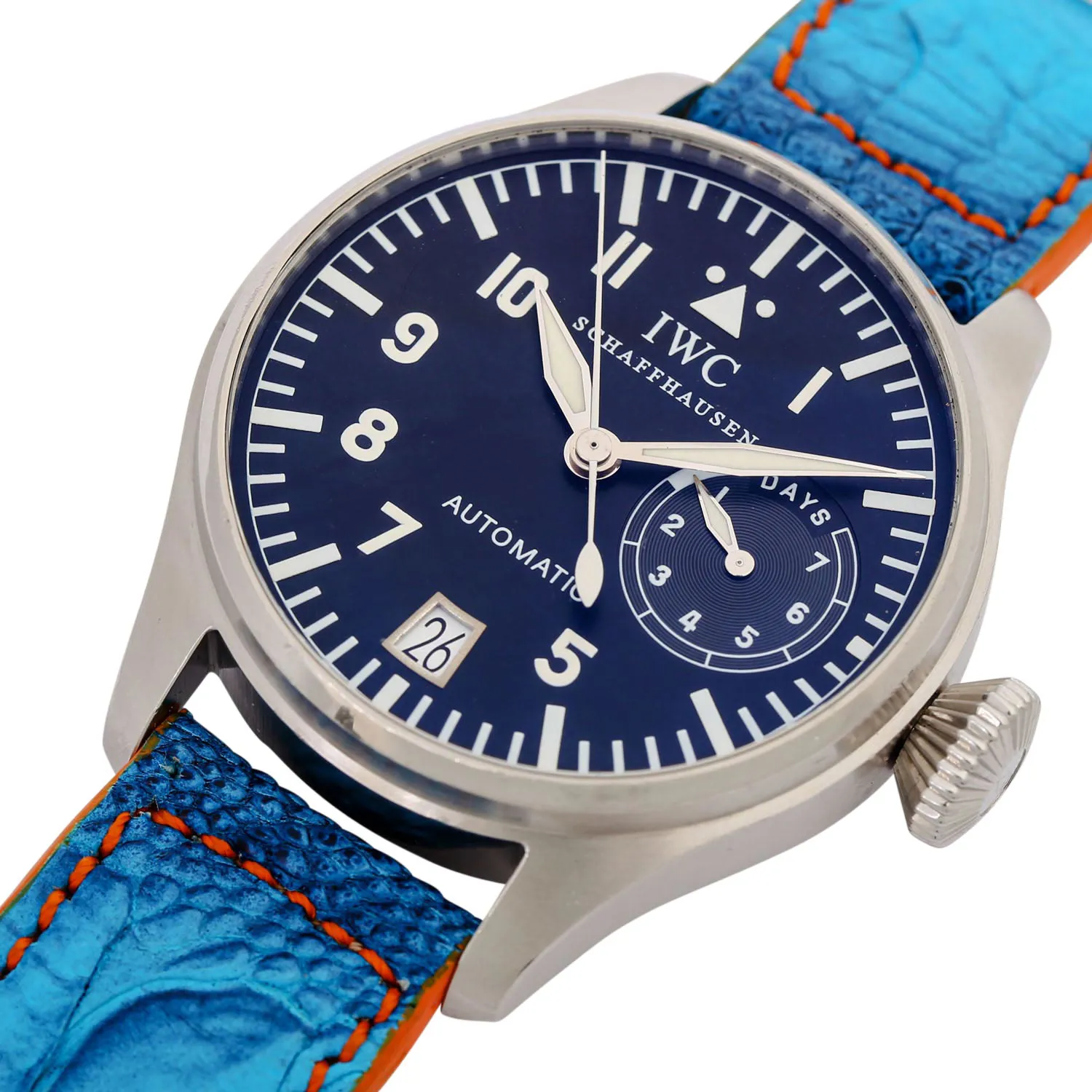 IWC Big Pilot IW500201 46mm Stainless steel Blue 3