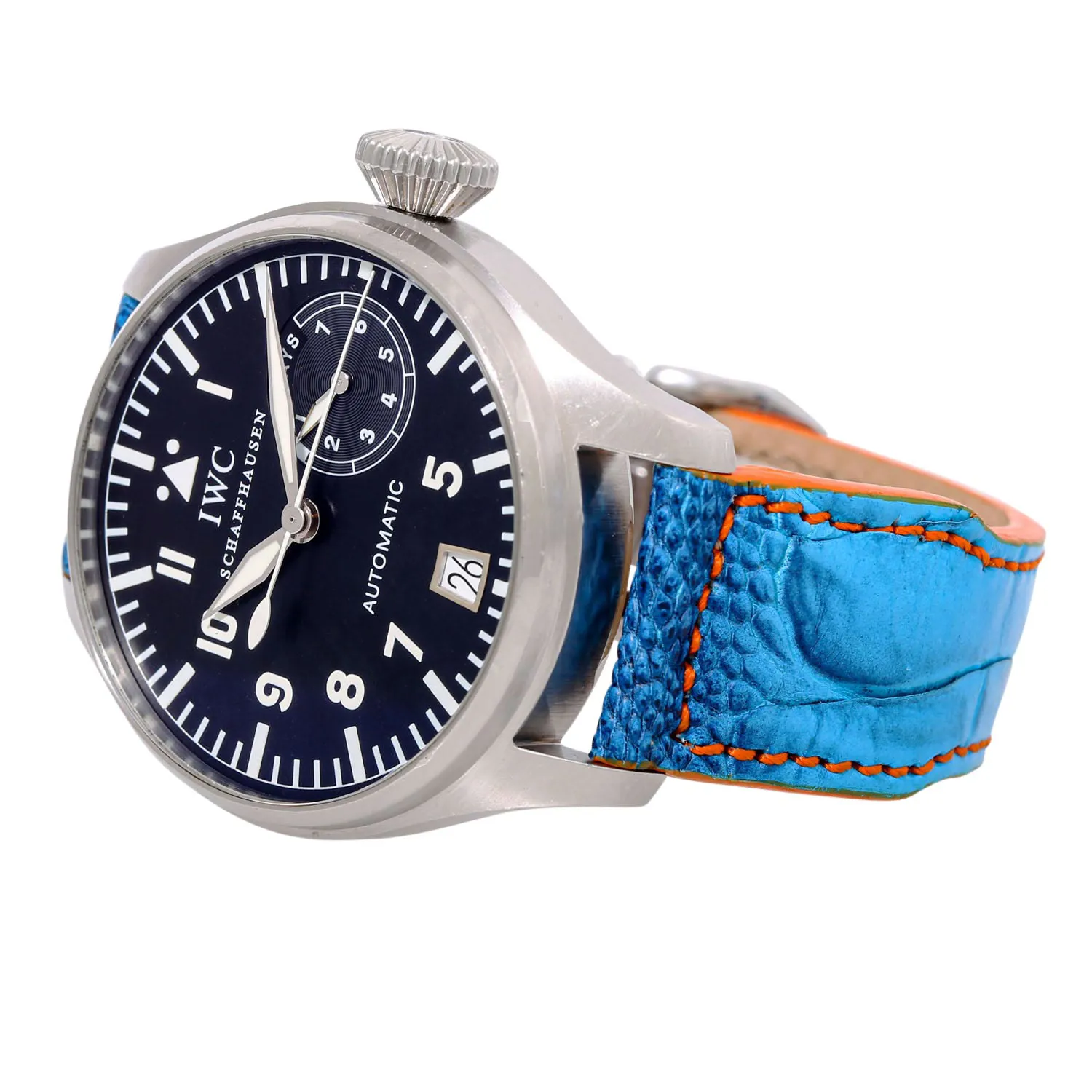 IWC Big Pilot IW500201 46mm Stainless steel Blue 4