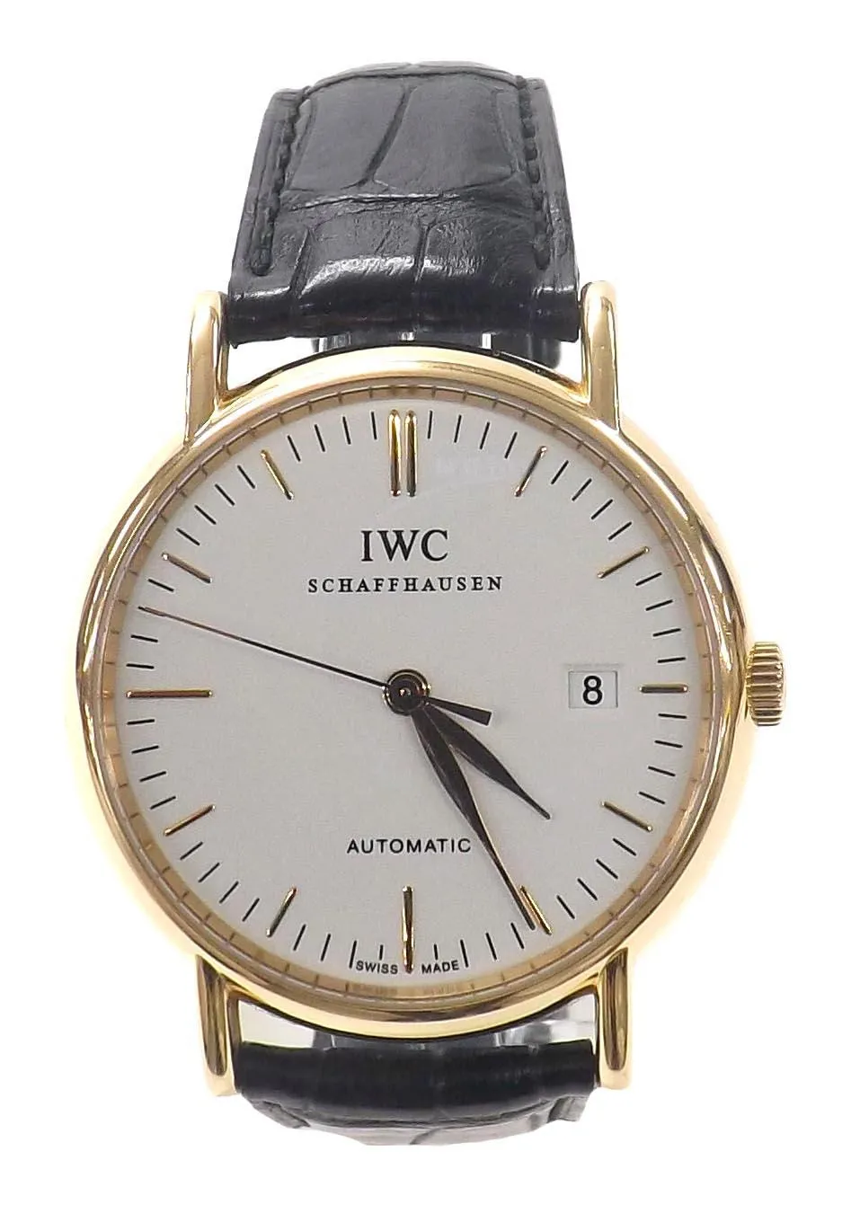 IWC Portofino 39mm Yellow gold White