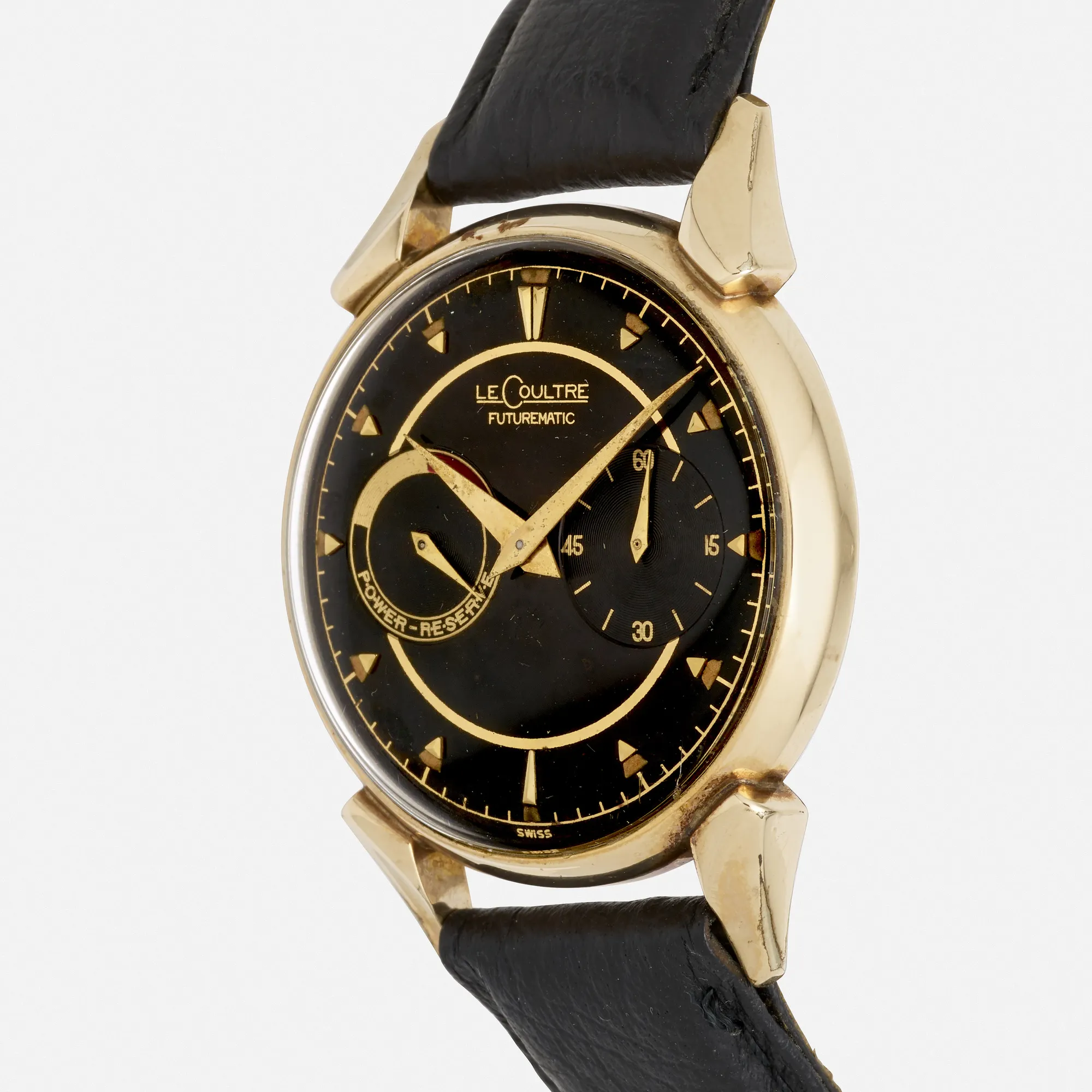 Jaeger-LeCoultre Futurematic 44mm Gold-plated Black 2