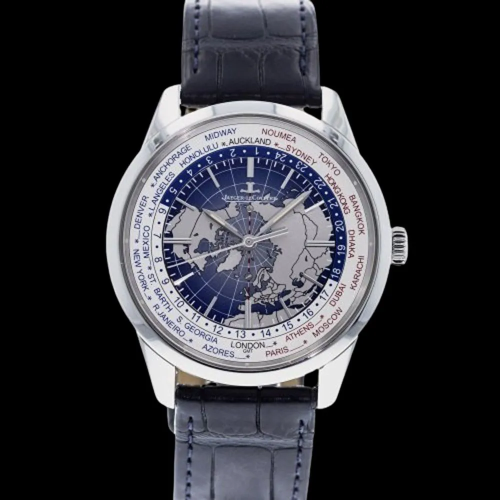Jaeger-LeCoultre Geophysic 41.5mm Stainless steel Blue and Gray