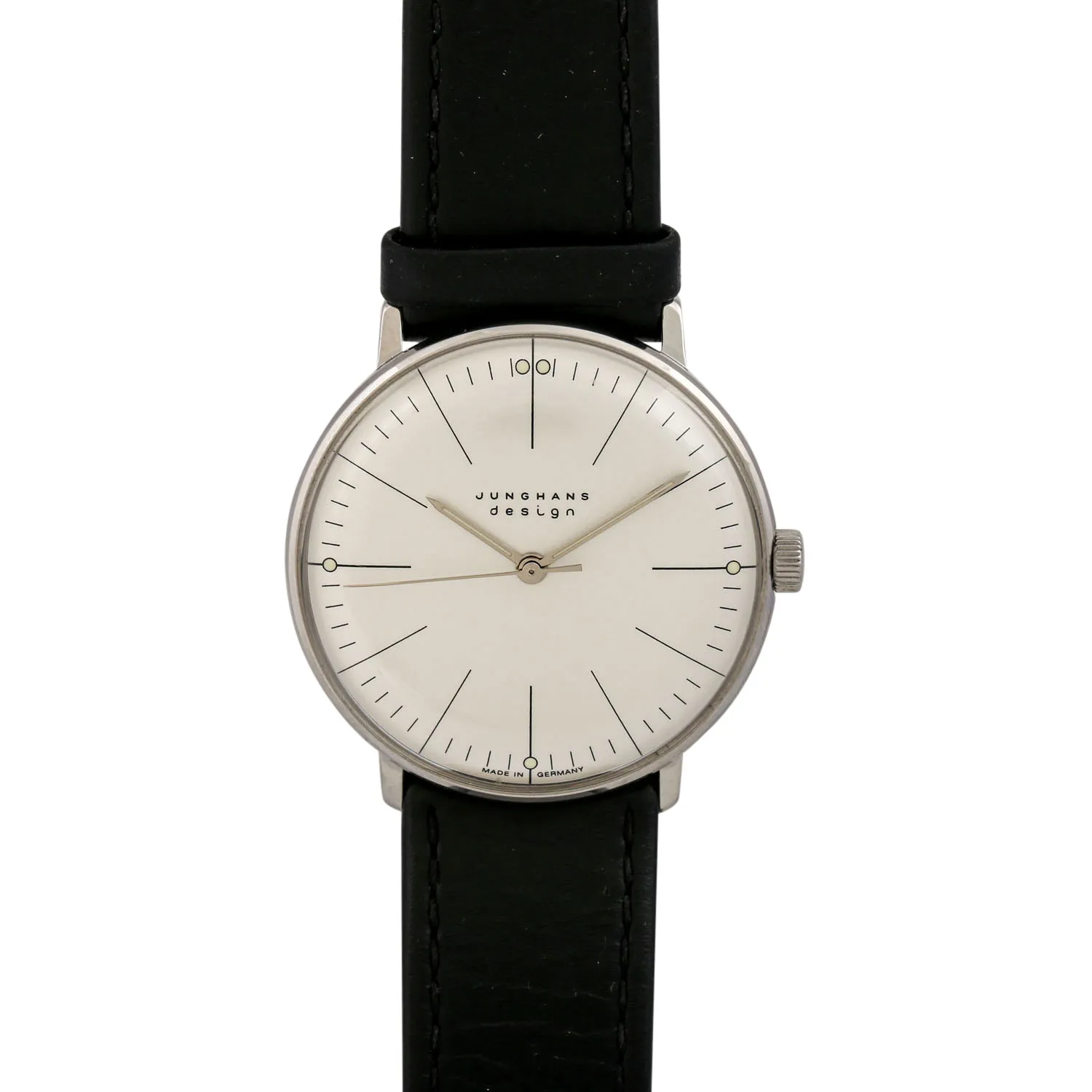 Junghans max bill 027/3700.00 34mm Stainless steel White
