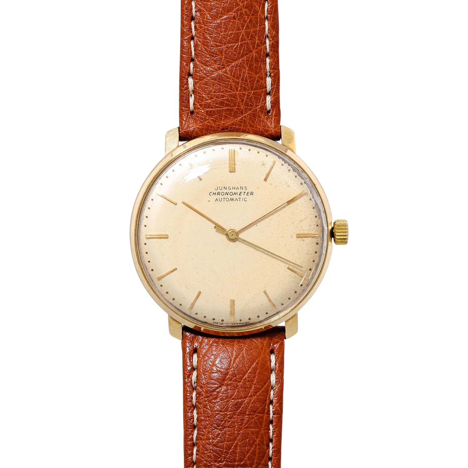 Junghans 36mm Yellow gold Champagne