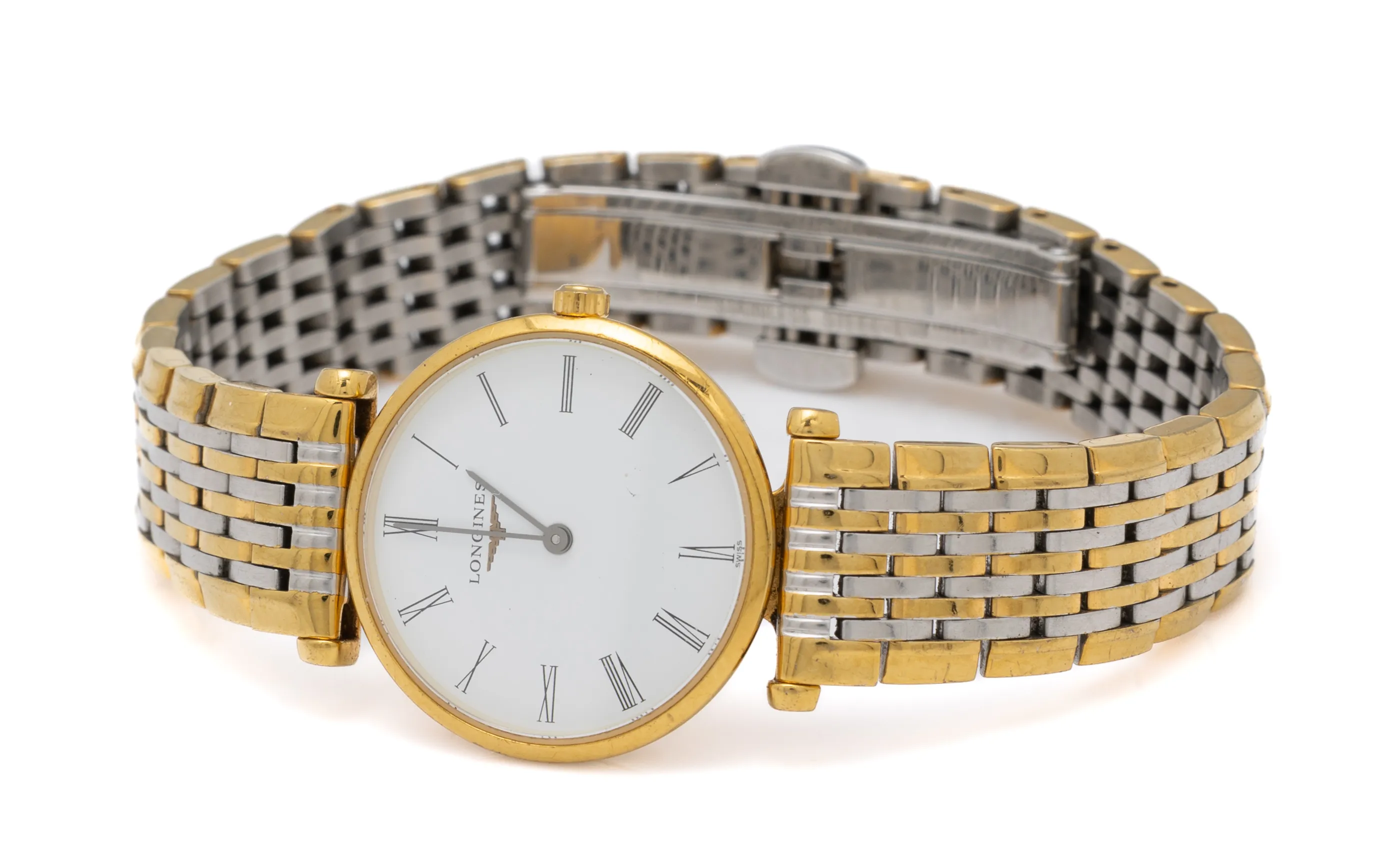 Longines L4.209.2 24mm Gold-plated White