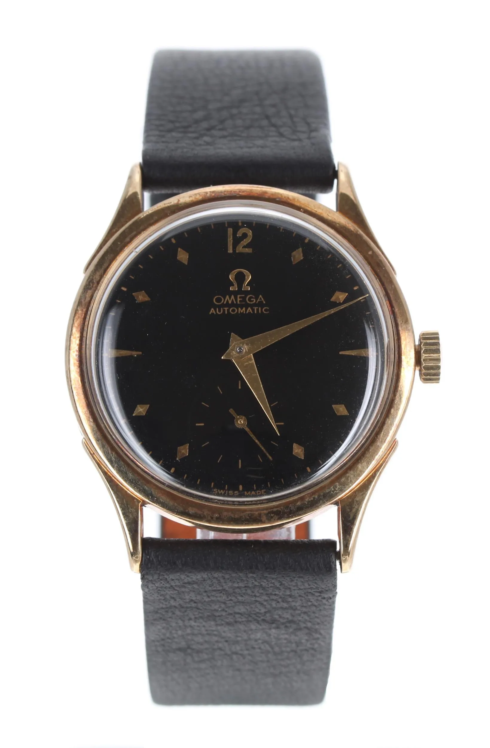 Omega 2374 33mm Yellow gold Black