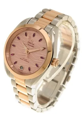 Omega Aqua Terra 220.20.34.20.60.001 34mm Stainless steel Pink