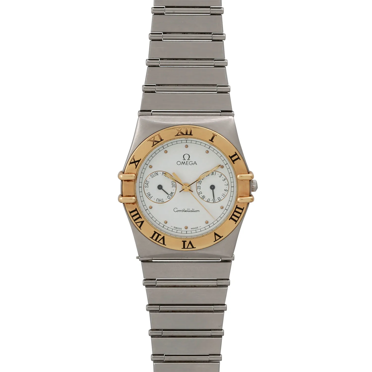 Omega Constellation 396.1070 34mm Yellow gold and stainless steel White