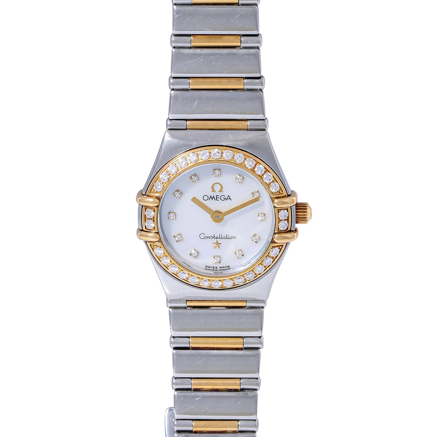 Omega Constellation 895.1243 22mm Yellow gold and Stainless steel Mother-of-pearl