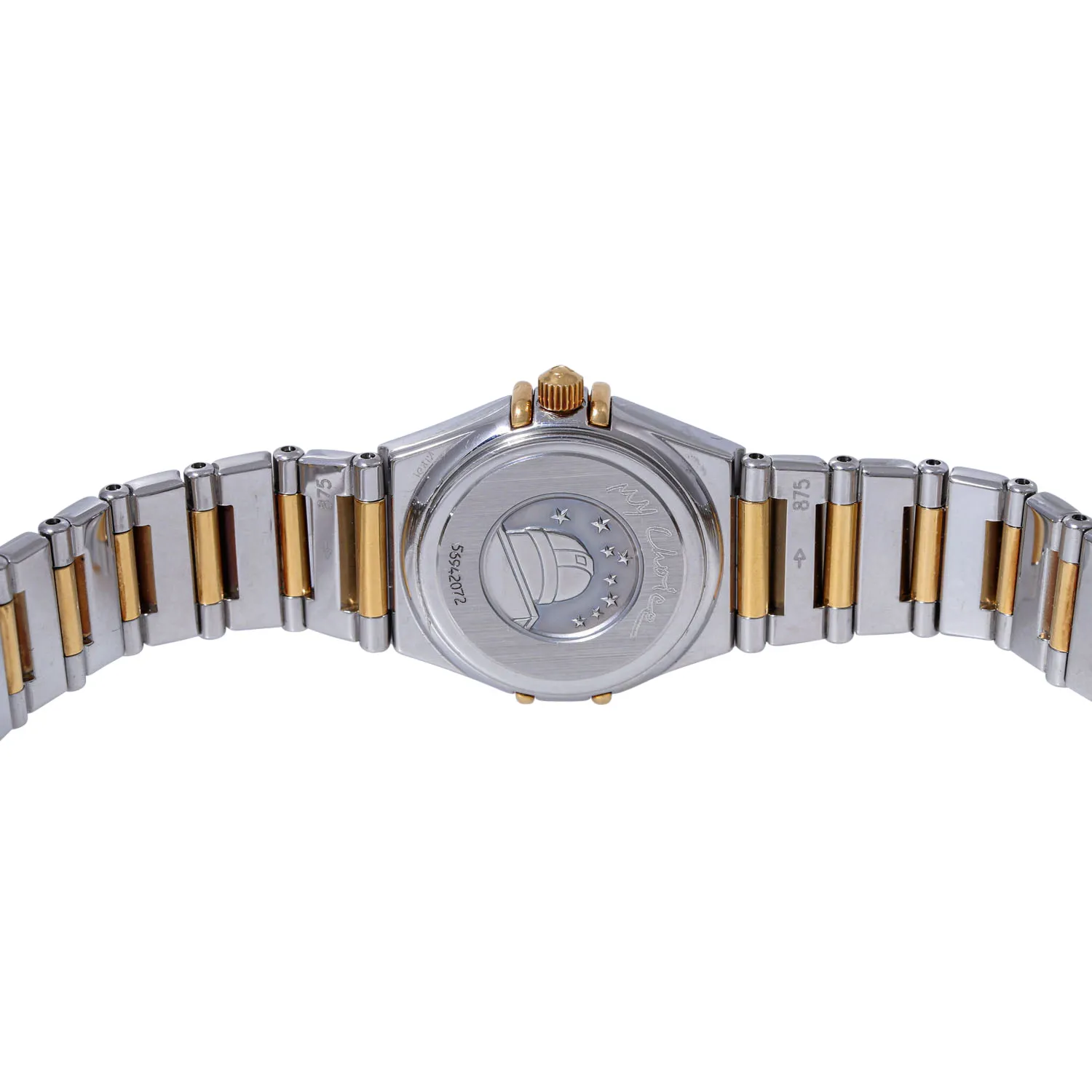 Omega Constellation 895.1243 22mm Yellow gold and Stainless steel Mother-of-pearl 4