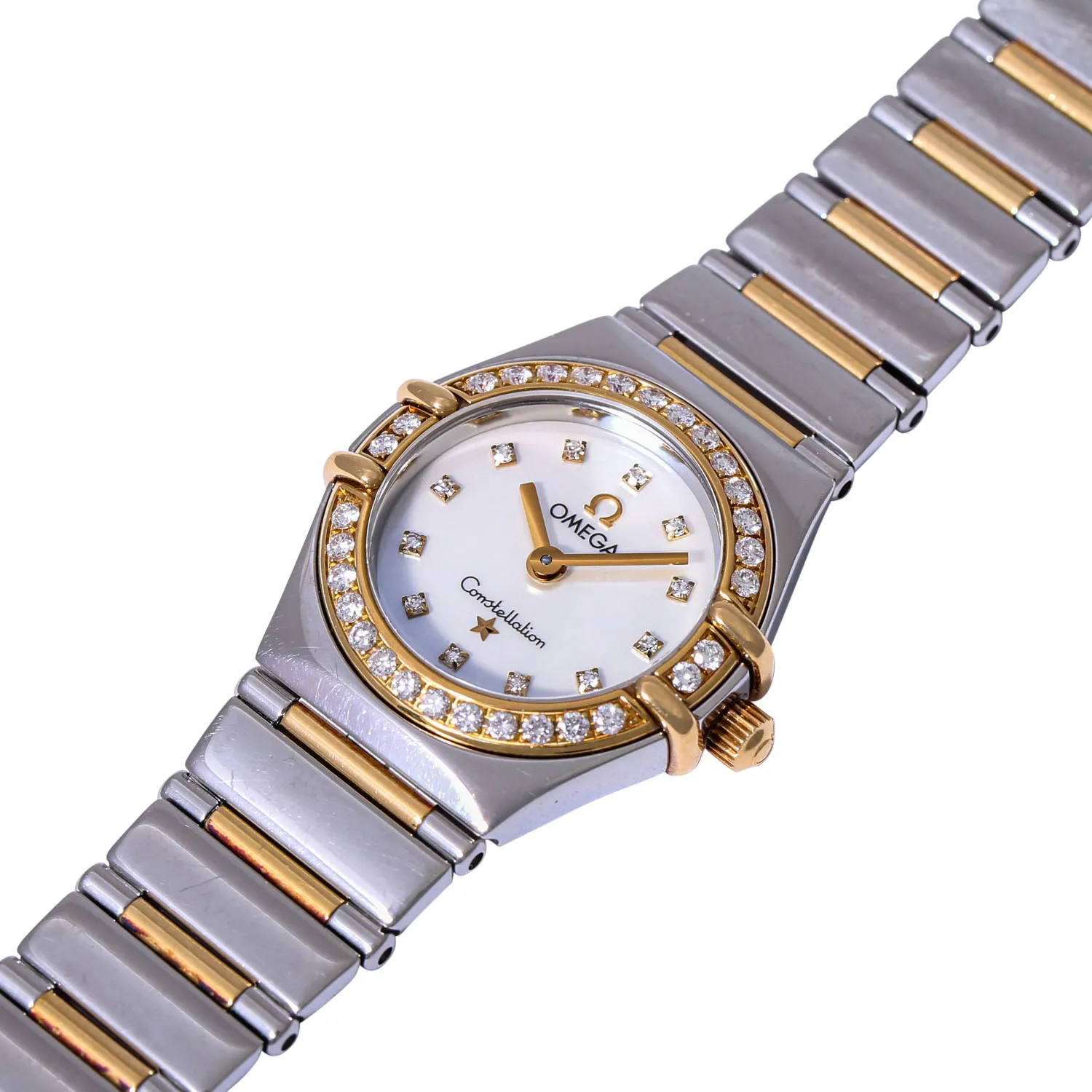 Omega Constellation 895.1243 22mm Yellow gold and Stainless steel Mother-of-pearl 1