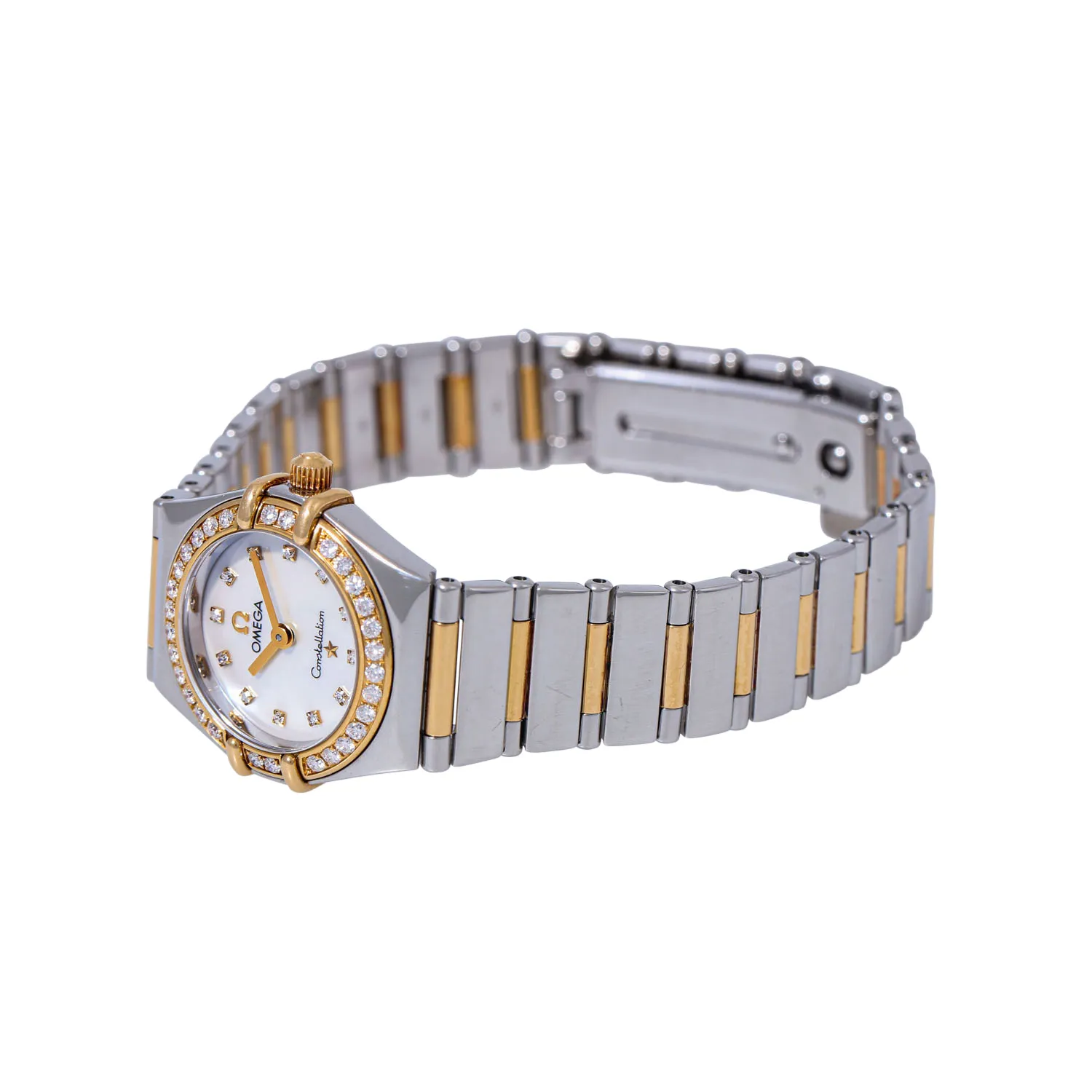 Omega Constellation 895.1243 22mm Yellow gold and Stainless steel Mother-of-pearl 2