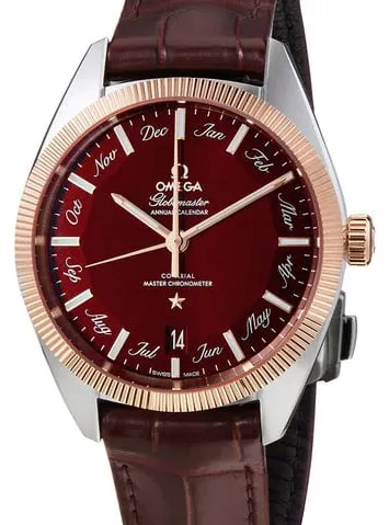 Omega Globemaster 130.23.41.22.11.001 41mm Stainless steel Red