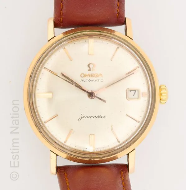 Omega Seamaster 14770 33mm Yellow gold Silver