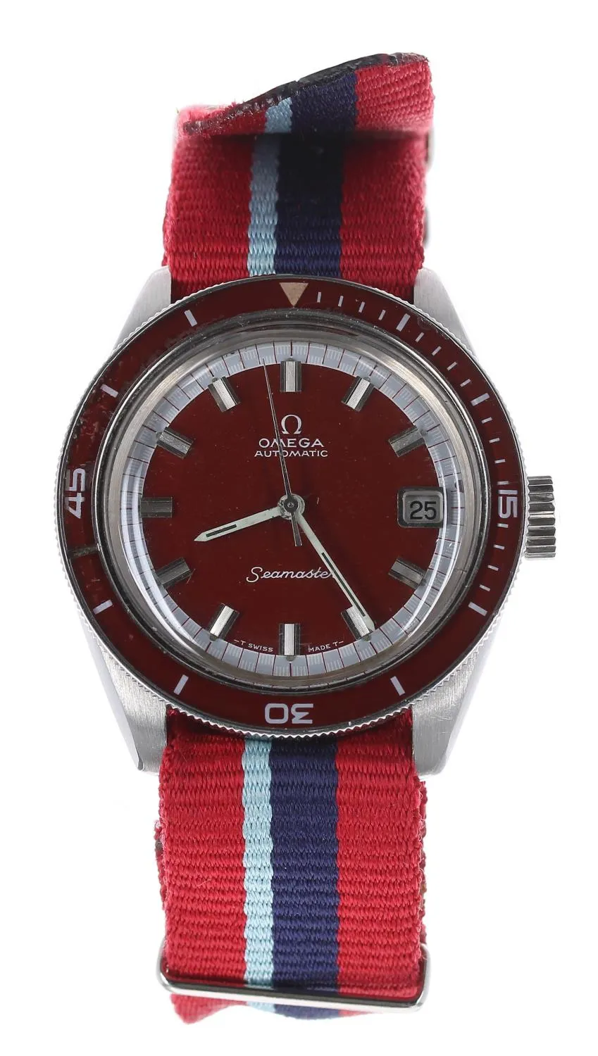 Omega Seamaster 166.062 37mm Stainless steel Red