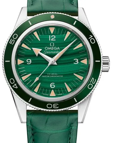 Omega Seamaster 300 234.93.41.21.99.001 41mm Platinum Green