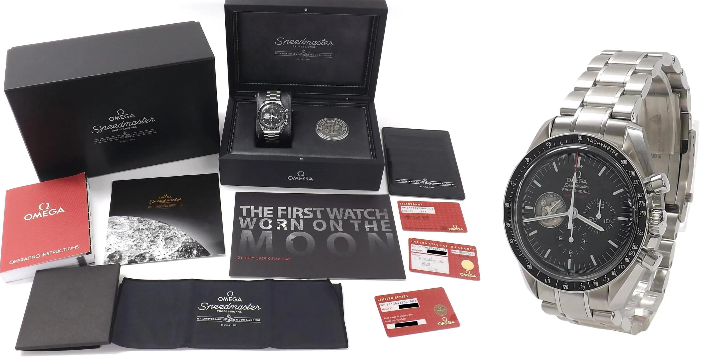 Omega Speedmaster 311.30.42.30.01.002 40mm Stainless steel Black