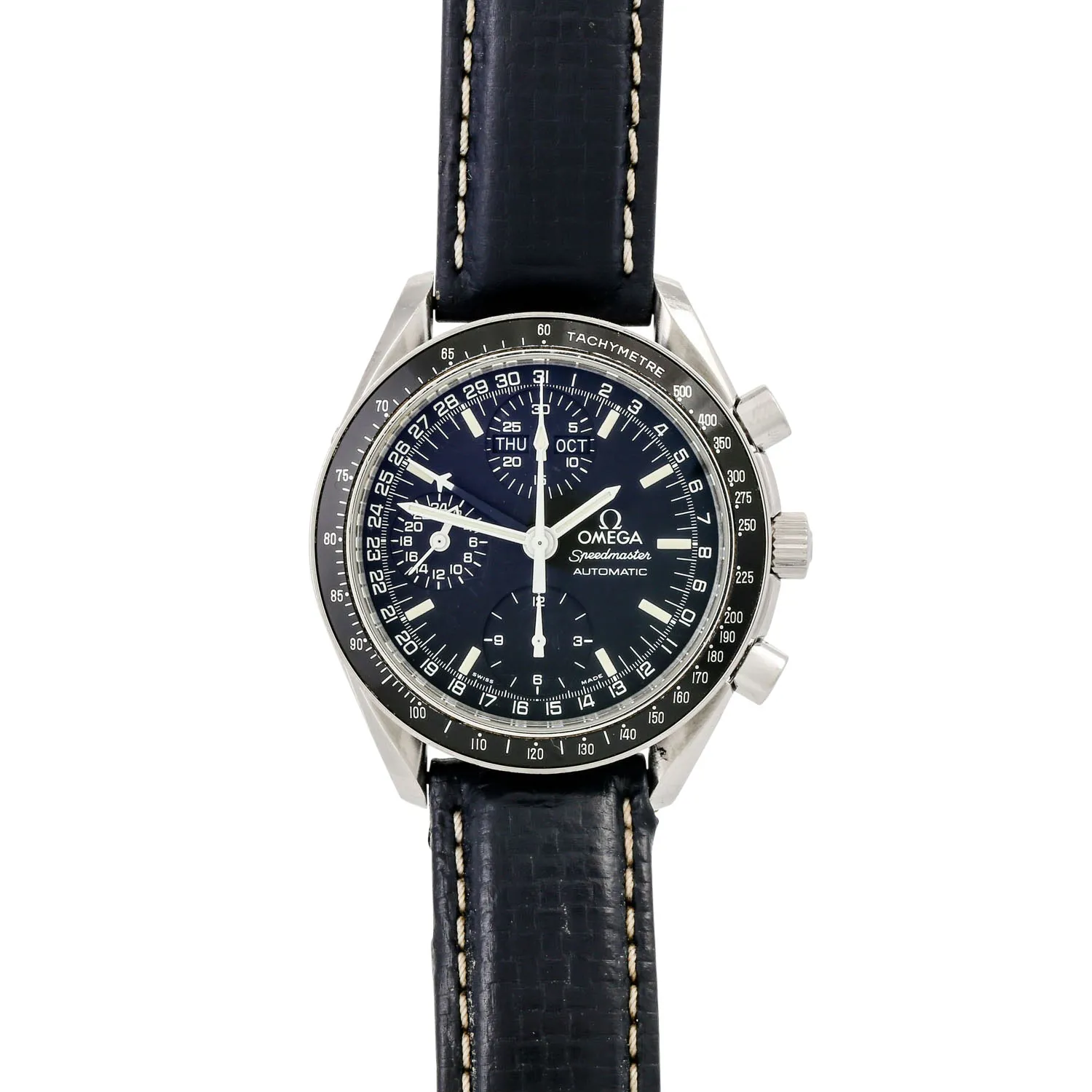 Omega Speedmaster Day Date 3520.50.00 39mm Stainless steel Blue