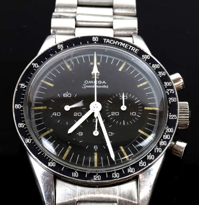 Omega Speedmaster ST Stainless steel Black