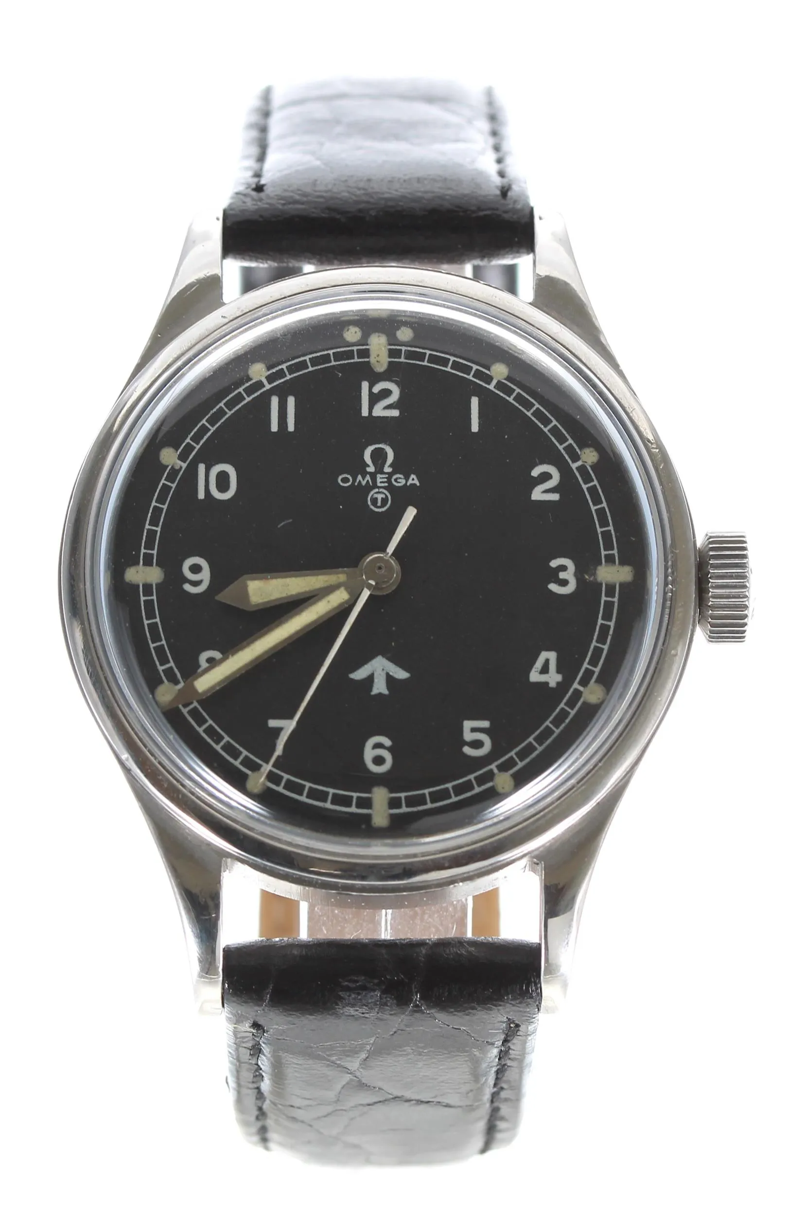 Omega 2777-1 37mm Stainless steel Black