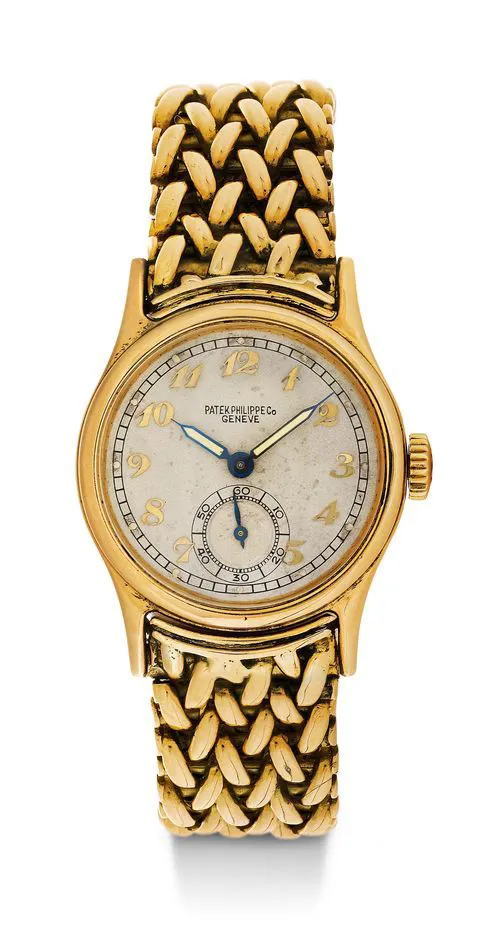 Patek Philippe 438 28mm Yellow gold Silver